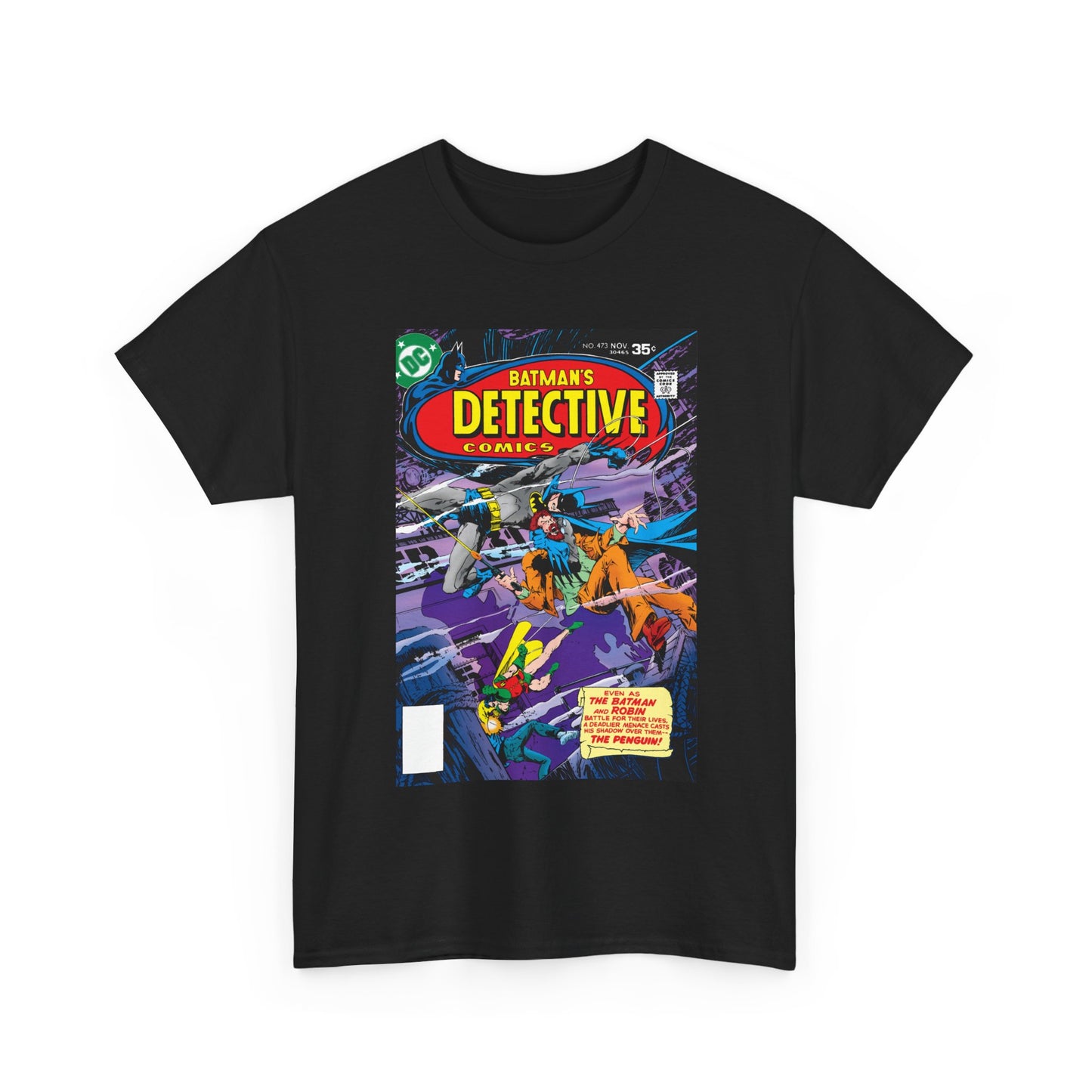 Detective Comics #473 T-Shirt - Marshall Rogers Art - Robin Appearance - DC Comics