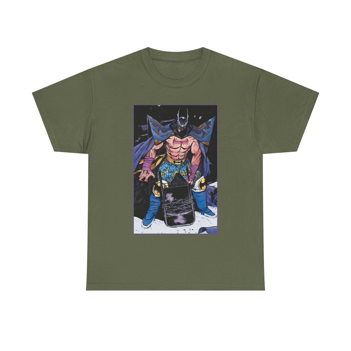 Batman T-Shirt - Daniel Warren Johnson Art - Luchador-Style Mask - DC K.O. #4 Cover Art - DC Comics