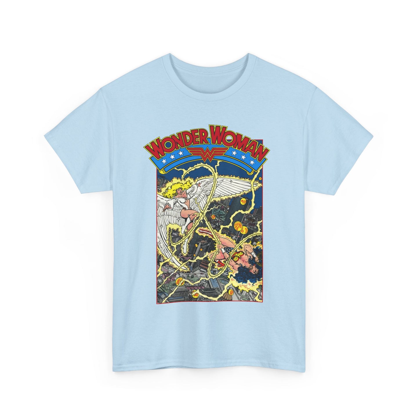 Wonder Woman T-Shirt - George Perez Art - Vs Silver Swan - DC Comics