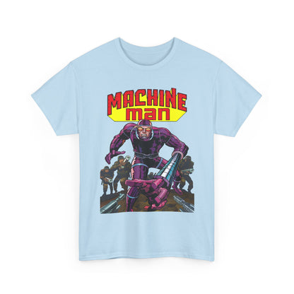 Machine Man T-Shirt - Jack Kirby Creation - Popular 1970s Hero - Marvel Comics