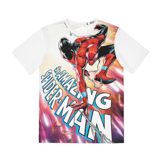 Amazing Spider-Man Polyester Tee (All-Over Print) - Patrick Gleason Art - Marvel Comics