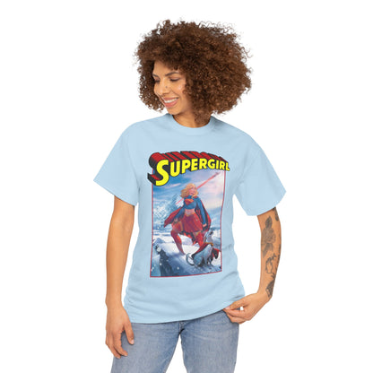 Supergirl & Krypto T-Shirt - Lucas Meyer Art - New 2026 Movie with Milly Alcock - DC Comics