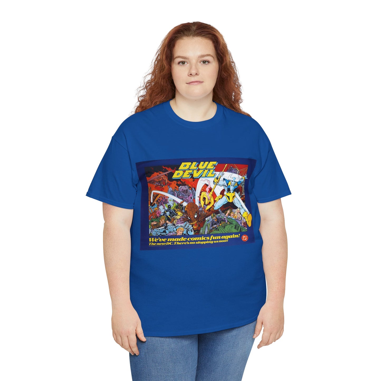 Blue Devil Ad T-Shirt - DC Comics