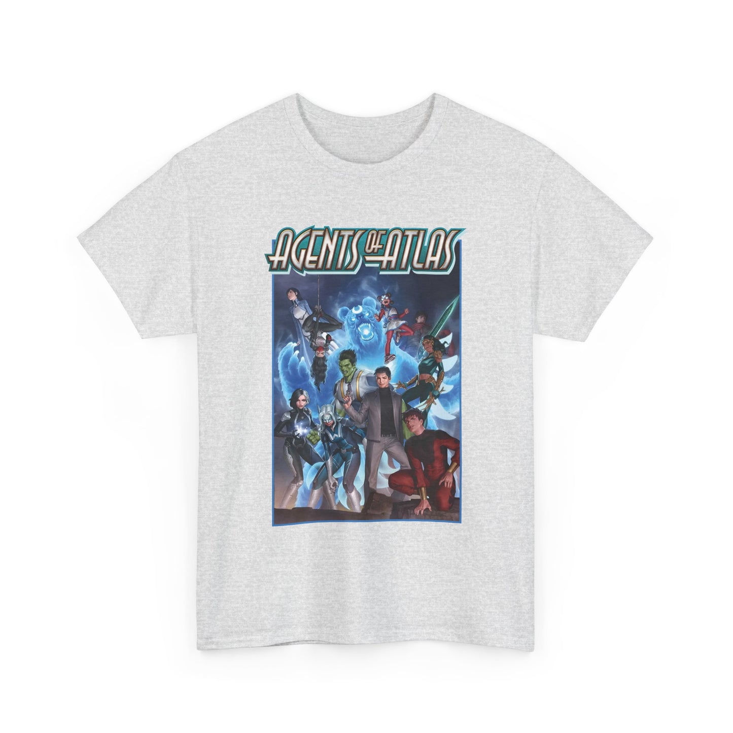 Agents of Atlas T-Shirt - Shang-Chi, White Fox, Aero, Luna Snow, Silk - Marvel Comics
