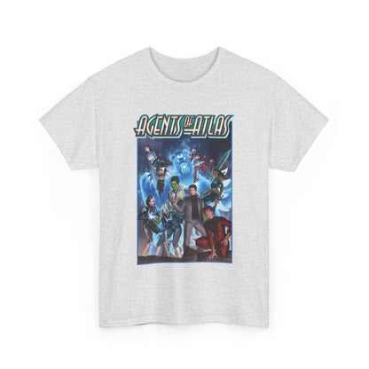 Agents of Atlas T-Shirt - Shang-Chi, White Fox, Aero, Luna Snow, Silk - Marvel Comics