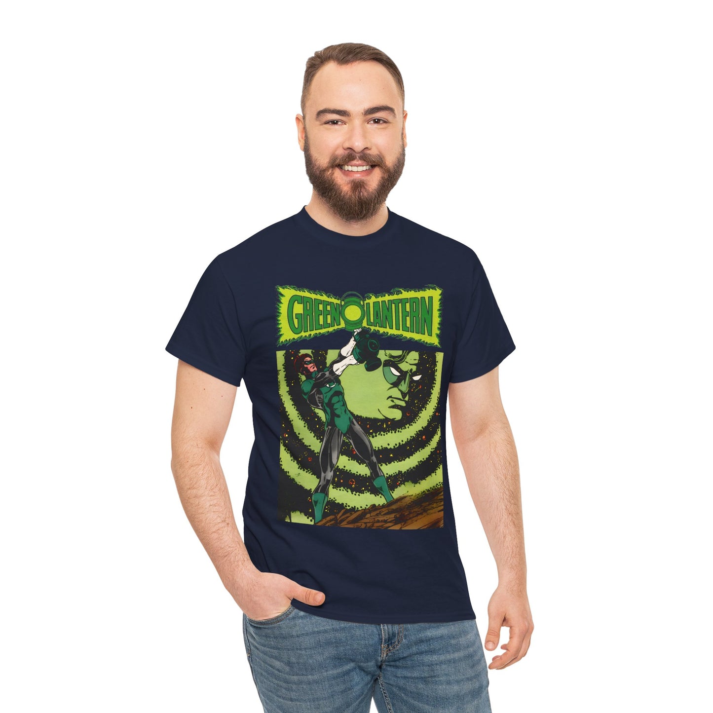 Green Lantern T-Shirt - George Perez Art - Hal Jordan - Sector 2814 - Justice League & Green Lantern Corps Member - DC Comics