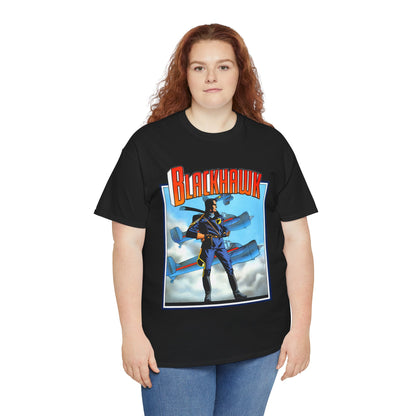 Blackhawk T-Shirt - Howard Chaykin Art - World War II Anti-Nazi Ace Pilots - DC Comics
