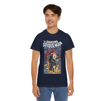 Amazing Spider-Man & Ghost Rider T-Shirt - Erik Larsen Art - Sinister Six - Marvel Comics