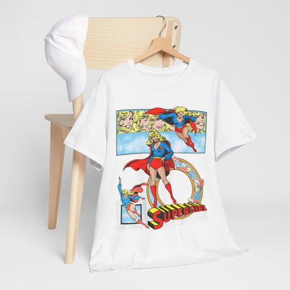 Supergirl T-Shirt - Krypton, Superman, Kara, Kandor - DC Comics - 1980s Art - Style Guide - Superman's Cousin