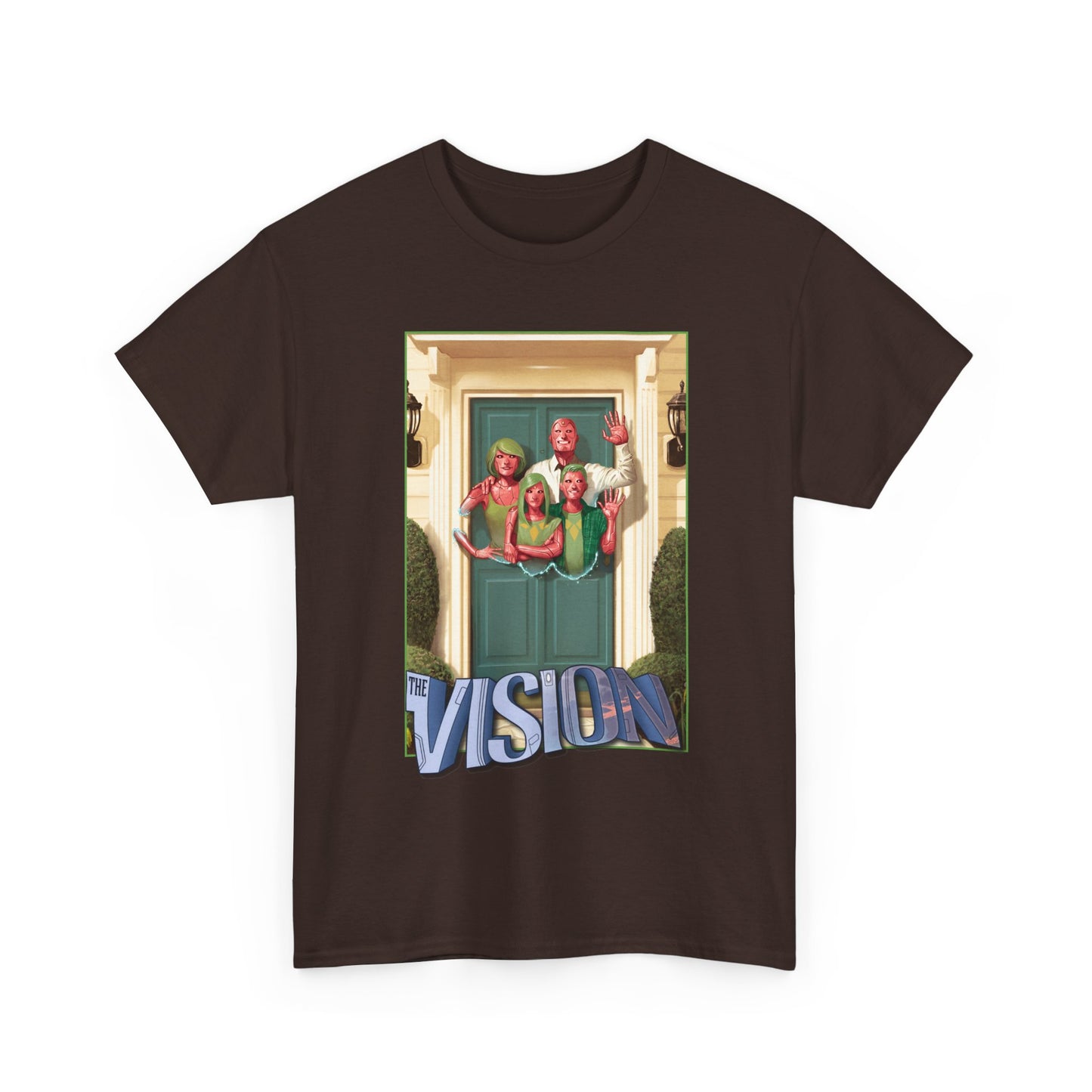 Vision T-Shirt - Mike Del Mundo Art - Avengers Member - The Visions Family - Tom King Story - Future MCU Series - Marvel Comics