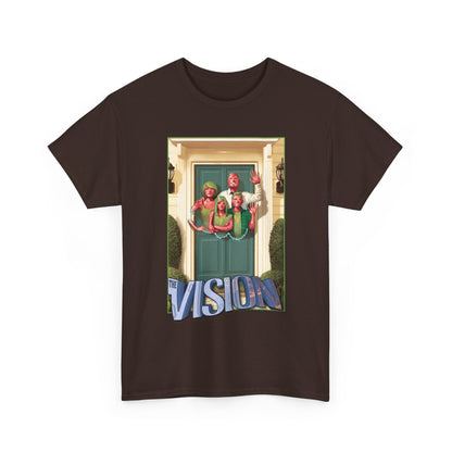 Vision T-Shirt - Mike Del Mundo Art - Avengers Member - The Visions Family - Tom King Story - Future MCU Series - Marvel Comics