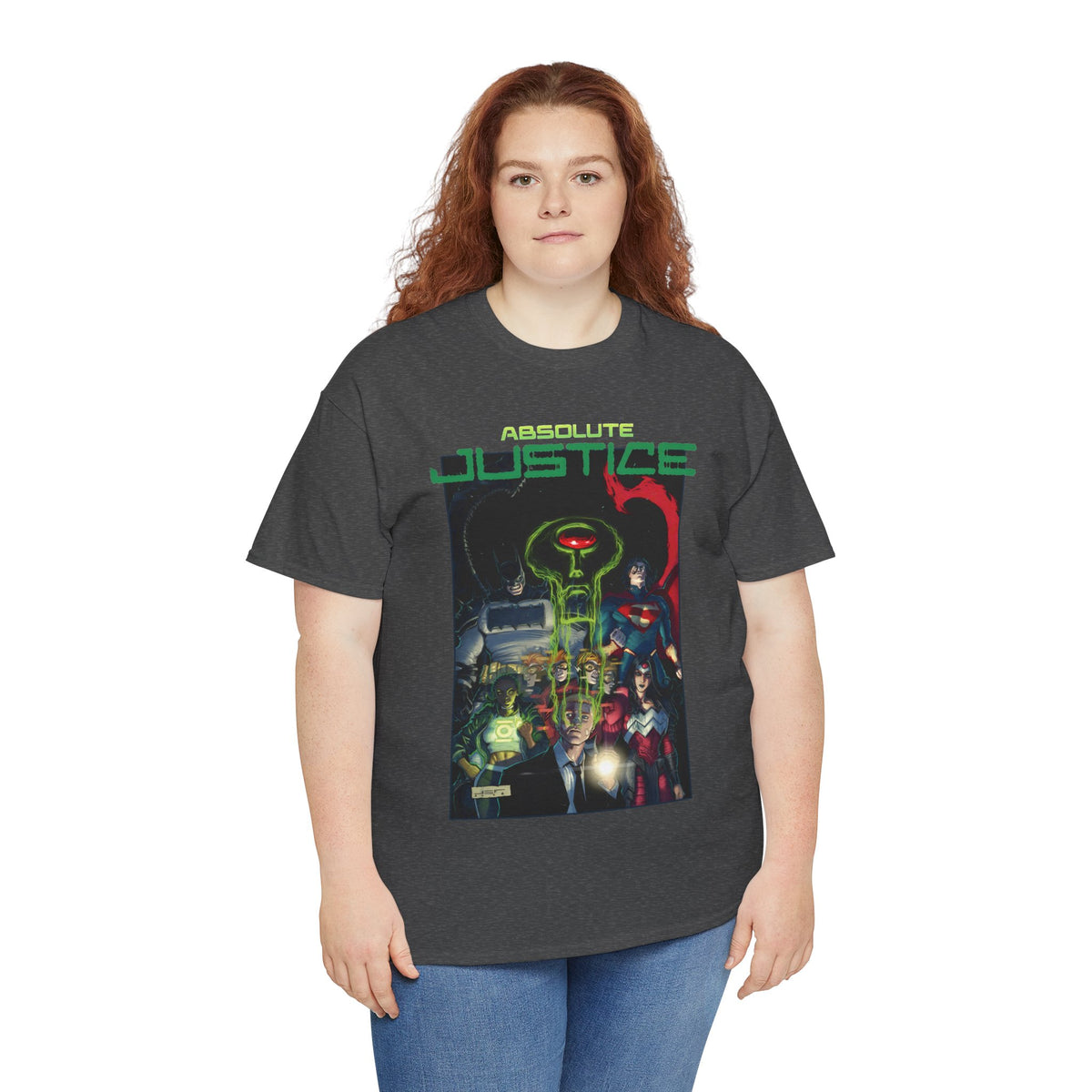 Absolute Justice T-Shirt - Juan Ferreyra Art - Superman Batman Wonder Woman Martian Manhunter - DC Comics