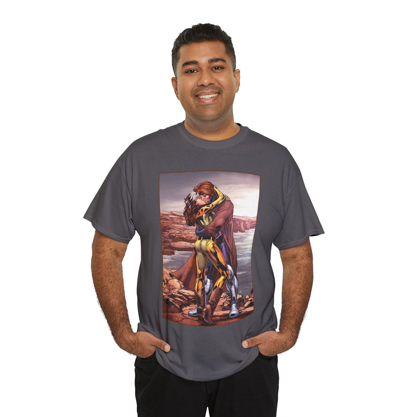 Gambit & Rogue T-Shirt - Scot Eaton Art - "Romy" - Popular X-Men Members - Marvel Comics