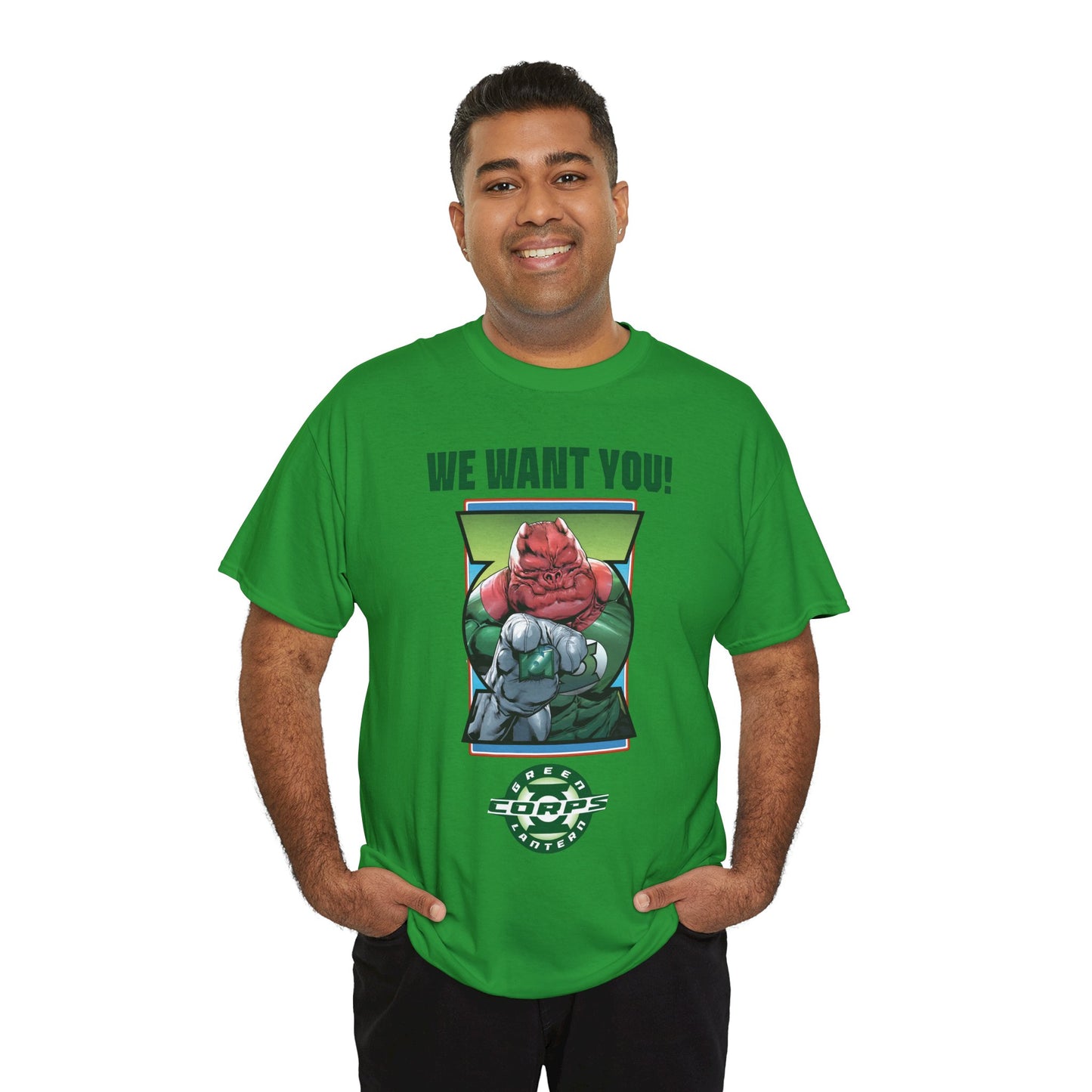 Kilowog T-Shirt - Green Lantern Corps Recruitment Poster - "We Want You!" - DC Comics