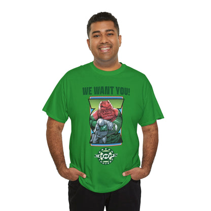 Kilowog T-Shirt - Green Lantern Corps Recruitment Poster - "We Want You!" - DC Comics