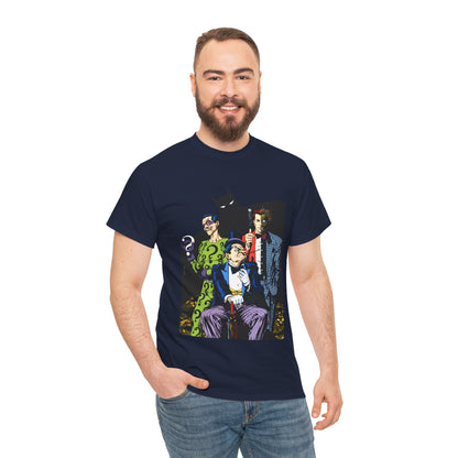 Riddler, Two-Face, Penguin T-Shirt - Brian Bolland Art - DC Comics