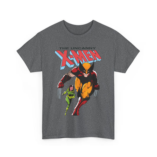 Wolverine & Rogue T-Shirt - Paul Smith Art - X-Member, Mutants - Marvel Comics - Uncanny X-Men #173 Cover - Logan