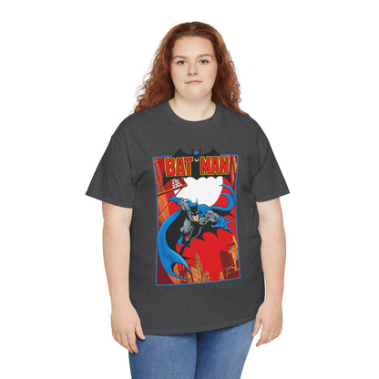 Batman T-Shirt - Jim Aparo Art - Untold Tales Cover - DC Comics Bronze Age - Batman Flying in Front of the Moon - Caped Crusader, Gotham City