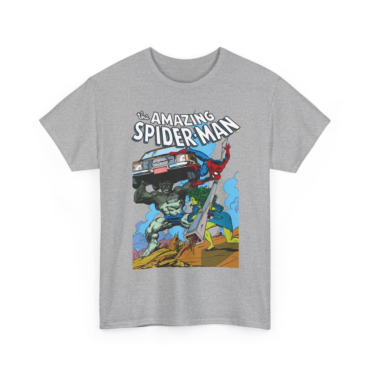 Amazing Spider-Man & She-Hulk T-Shirt - John Byrne Art - Marvel Comics
