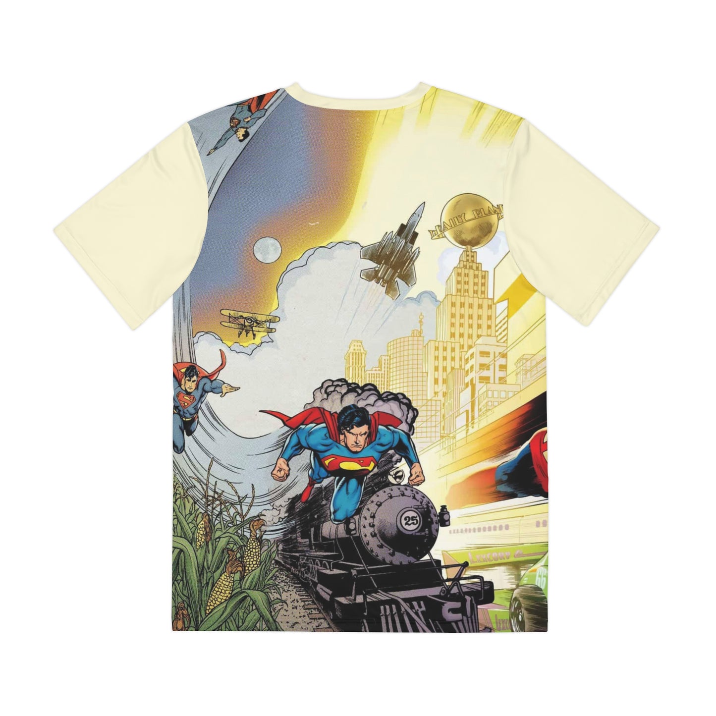 Superman All Over Print Tee (Polyester) - Ryan Sook Art - Action Comics #1100 (IMPROVED PLACEMENT AND PRINTING TECHNIQUES)