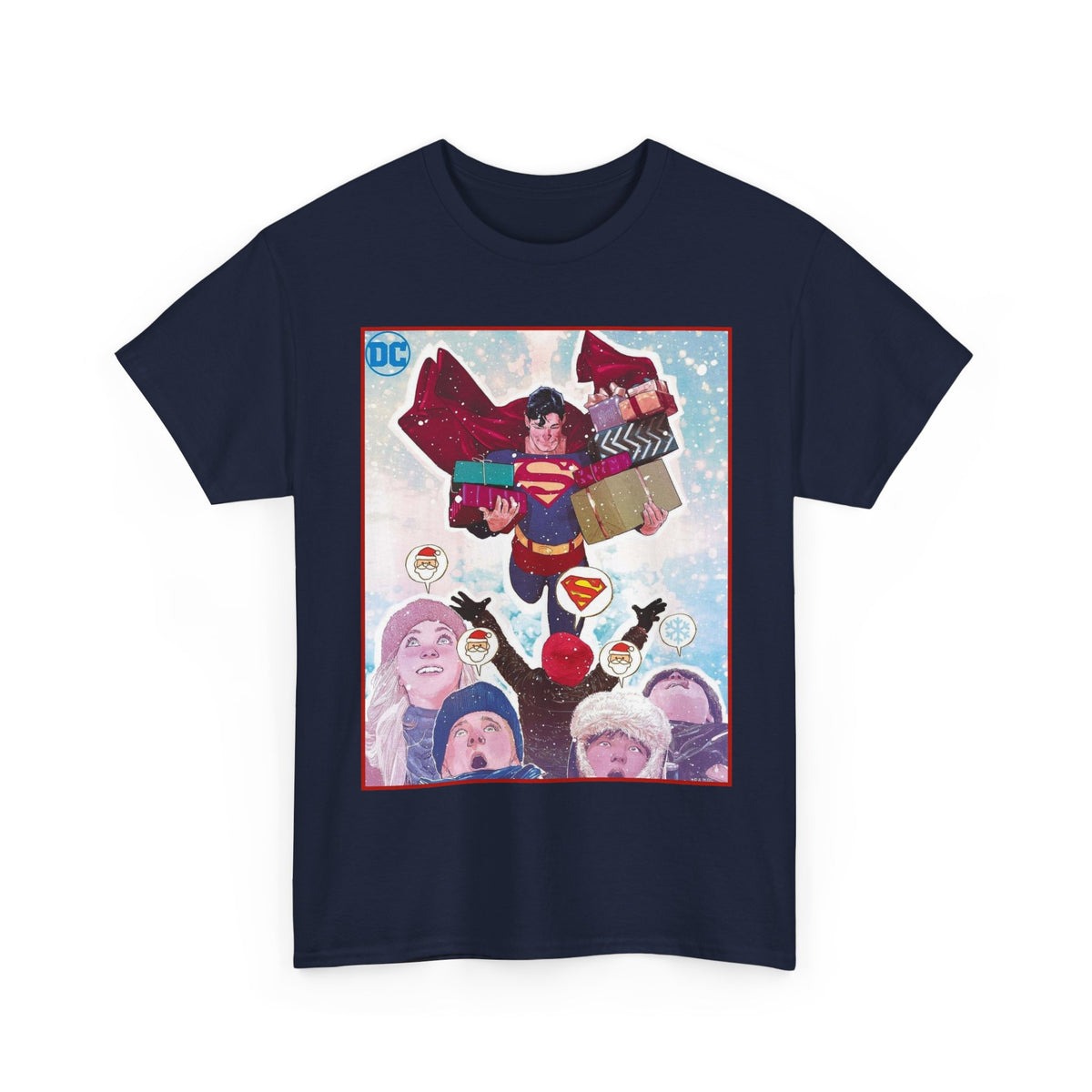 Superman Santa T-Shirt - Mitch Gerads Art - DC Comics