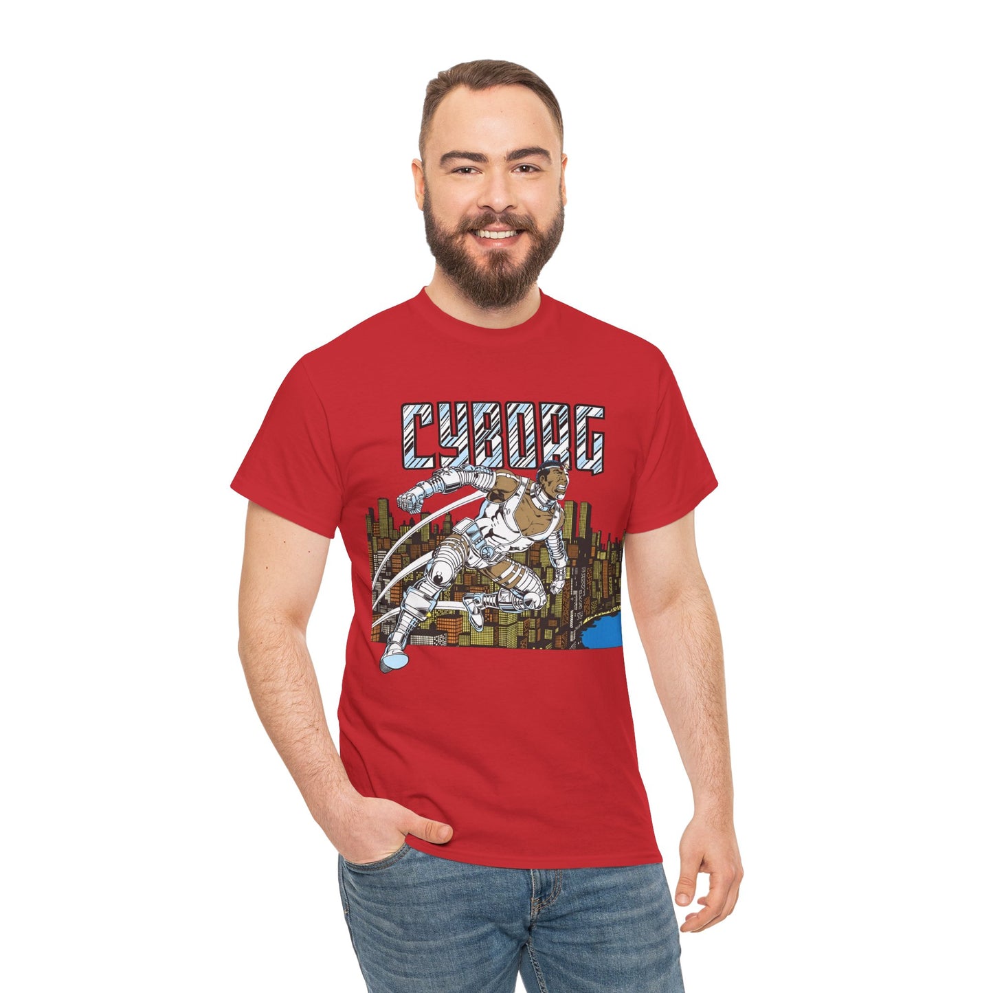 Cyborg T-Shirt - George Perez Art - New Teen Titans - DC Comics