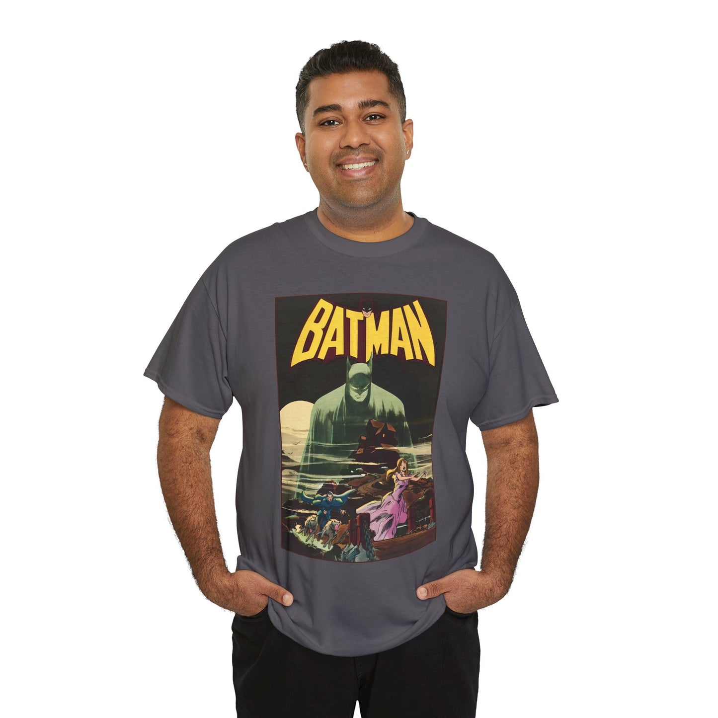 Batman T-Shirt - Neal Adams Art - #227 Cover - The Demon of Gothos Mansion! - DC Comics