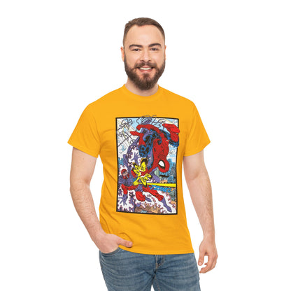 Spider-Man Vs Magneto T-Shirt - Erik Larsen Art - Marvel Comics