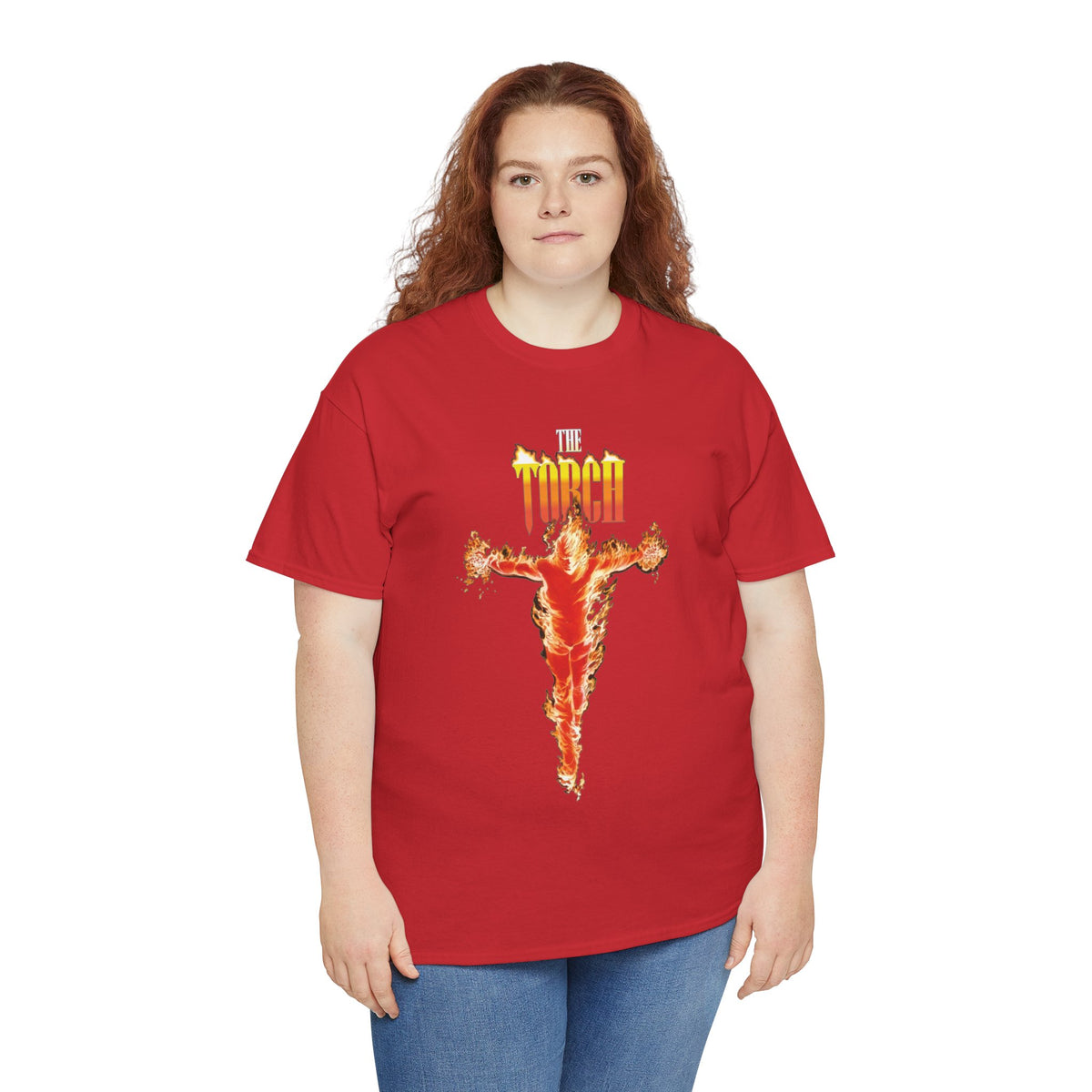 The Torch T-Shirt - Alex Ross Art - Golden Age Member of the Invaders - Marvel Comics