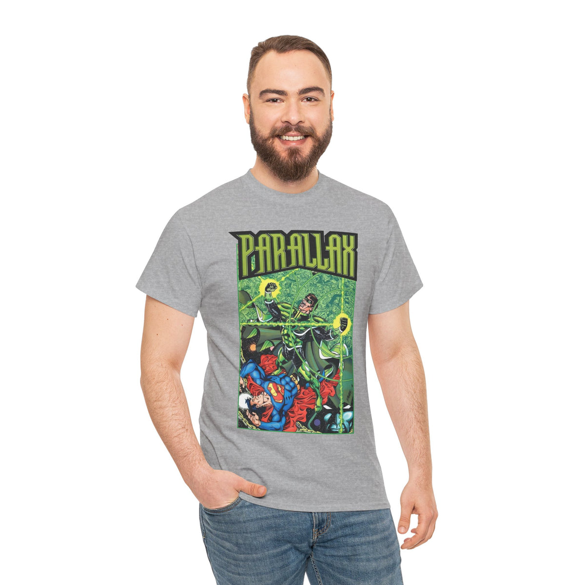 Parralax T-Shirt - George Perez Art - Reign of the Supermen Story - DC Comics