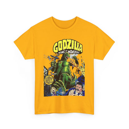 Godzilla T-Shirt - King of the Monsters - 1970s Comic Series - Marvel Comics - Bronze Age Monster Comic
