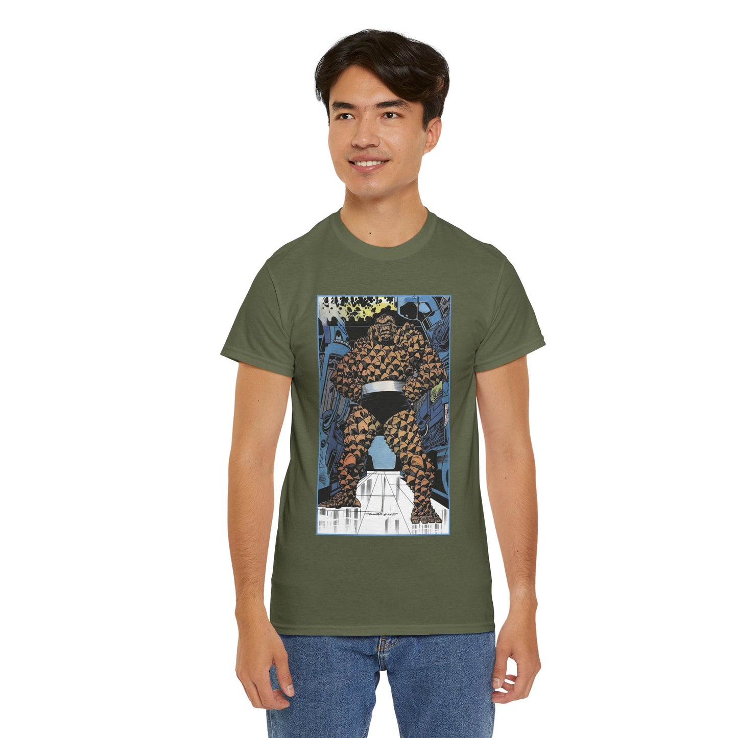The Thing T-Shirt - Keith Pollard Art - Fantastic Four Pin-Up - Marvel Comics