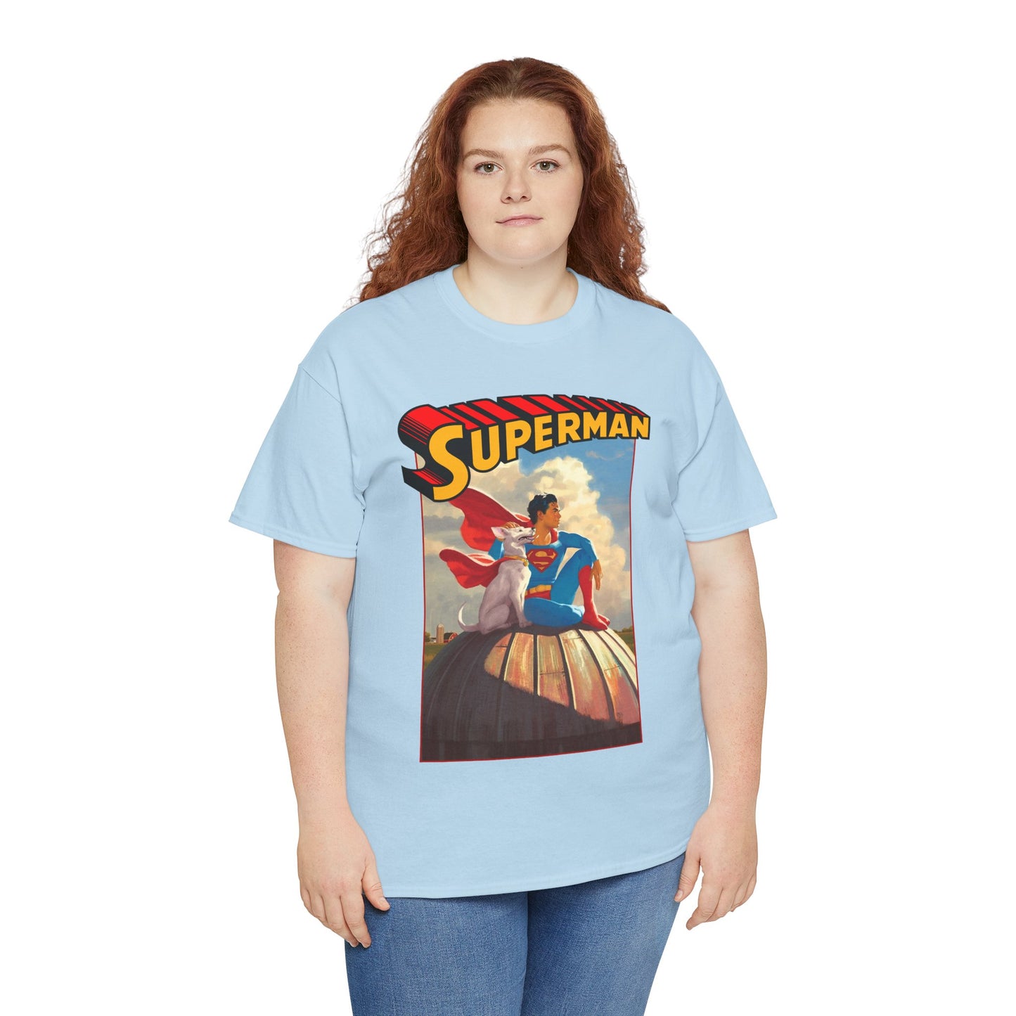 Superman & Krypto T-Shirt - 2025 Movie - Superdog from Krypton - Man of Steel, Smallville - DC Comics