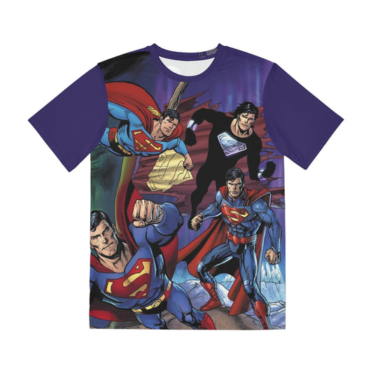 Superman All Over Print Tee (Polyester) - Dan Jurgens Wraparound Art - Action Comics #1000 Variant Cover Art - DC Comics