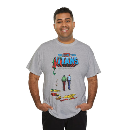 New Teen Titans T-Shirt - George Perez Art - Robin, Kid Flash Quitting - #39 Cover - DC Comics