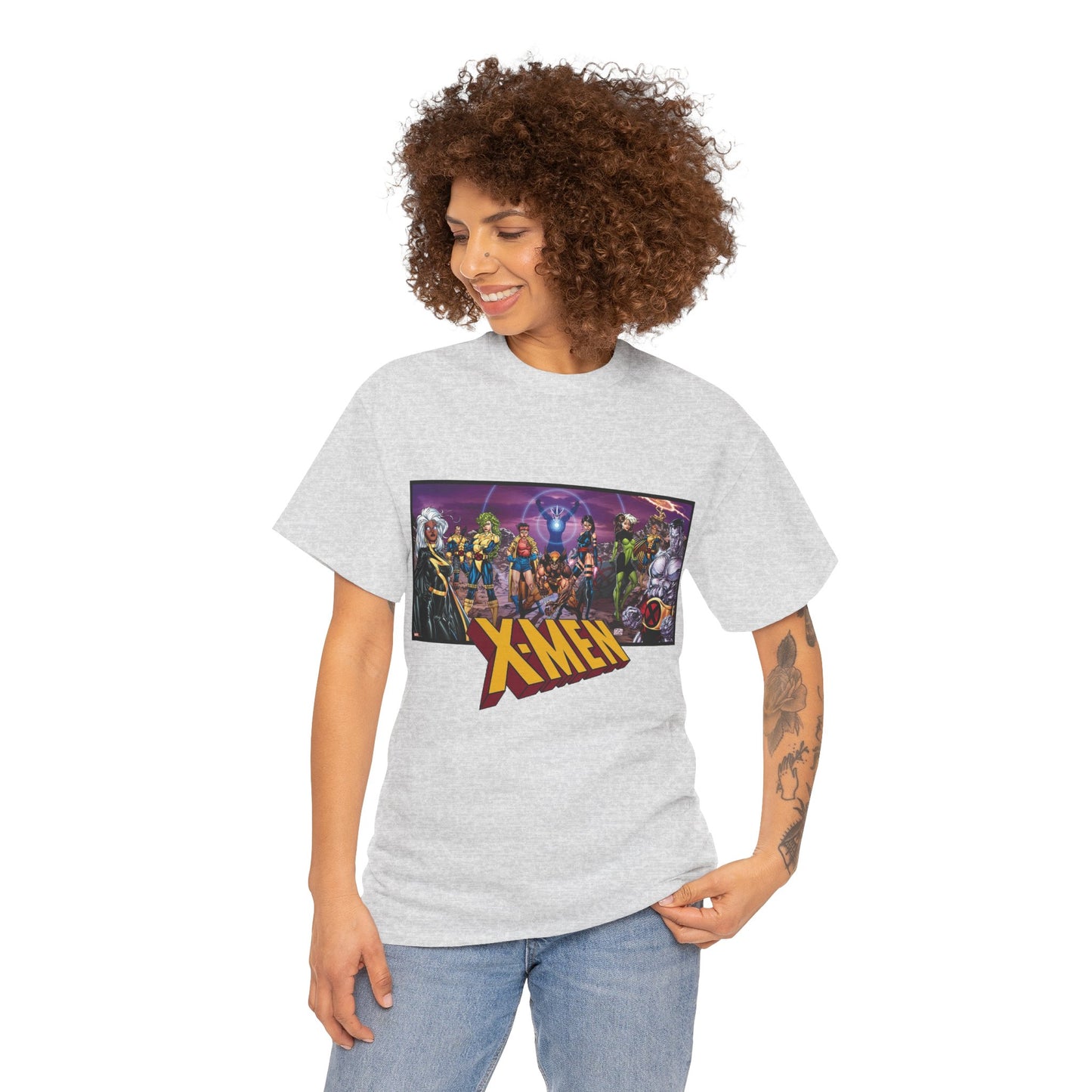X-Men T-Shirt - Jim Lee Art - Wolverine, Storm, Colossus, Psylocke, Rogue, Forge - Marvel Comics