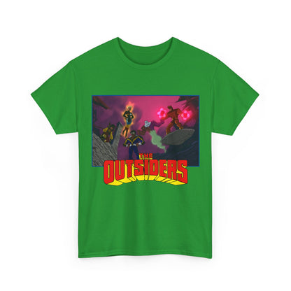 Outsiders T-Shirt - Batman: Brave & Bold Series - Halo, Geo-Force, Black Lightning, Katana, Metamorpho - DC Comics