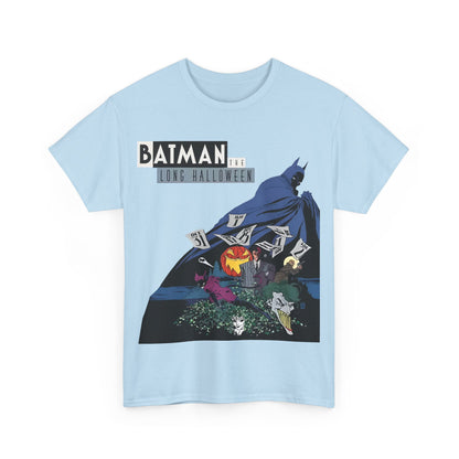 Batman The Long Halloween T-Shirt - Stunning Tim Sale Art - Joker, Catwoman, Two-Face, Poison Ivy, Commissioner Gordon - DC Comics - Classic Story