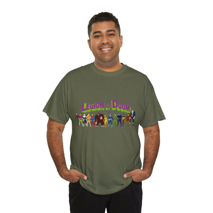 Legion of Doom T-Shirt - Super Friends Villains - Lex Luthor, Giganta, Scarecrow, Grodd, Brainiac, Riddler, Sinestro, Cheetah - Hanna-Barbera Cartoon - Challenge of the Super Friends