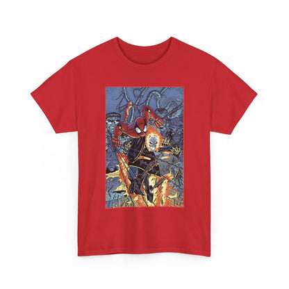 Amazing Spider-Man & Ghost Rider T-Shirt - Erik Larsen Art - Sinister Six - Marvel Comics
