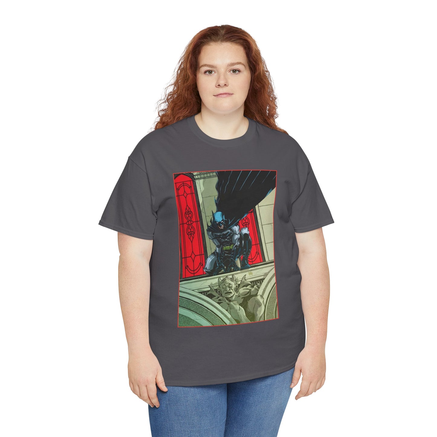 Batman T-Shirt - Cully Hamner Art - Batman Allies Secret Files Cover - Gotham Protector - And a Gargoyle! - DC Comics