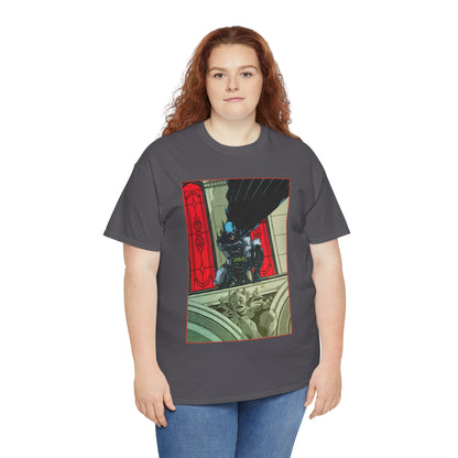 Batman T-Shirt - Cully Hamner Art - Batman Allies Secret Files Cover - Gotham Protector - And a Gargoyle! - DC Comics