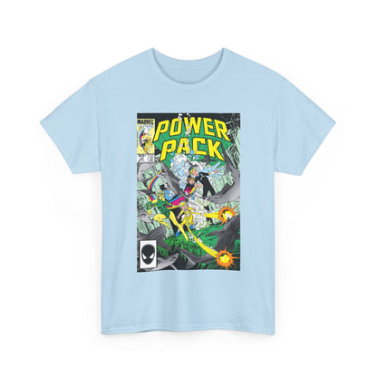 Power Pack #10 T-Shirt - With Marrina from Alpha Flight - Marvel Comics