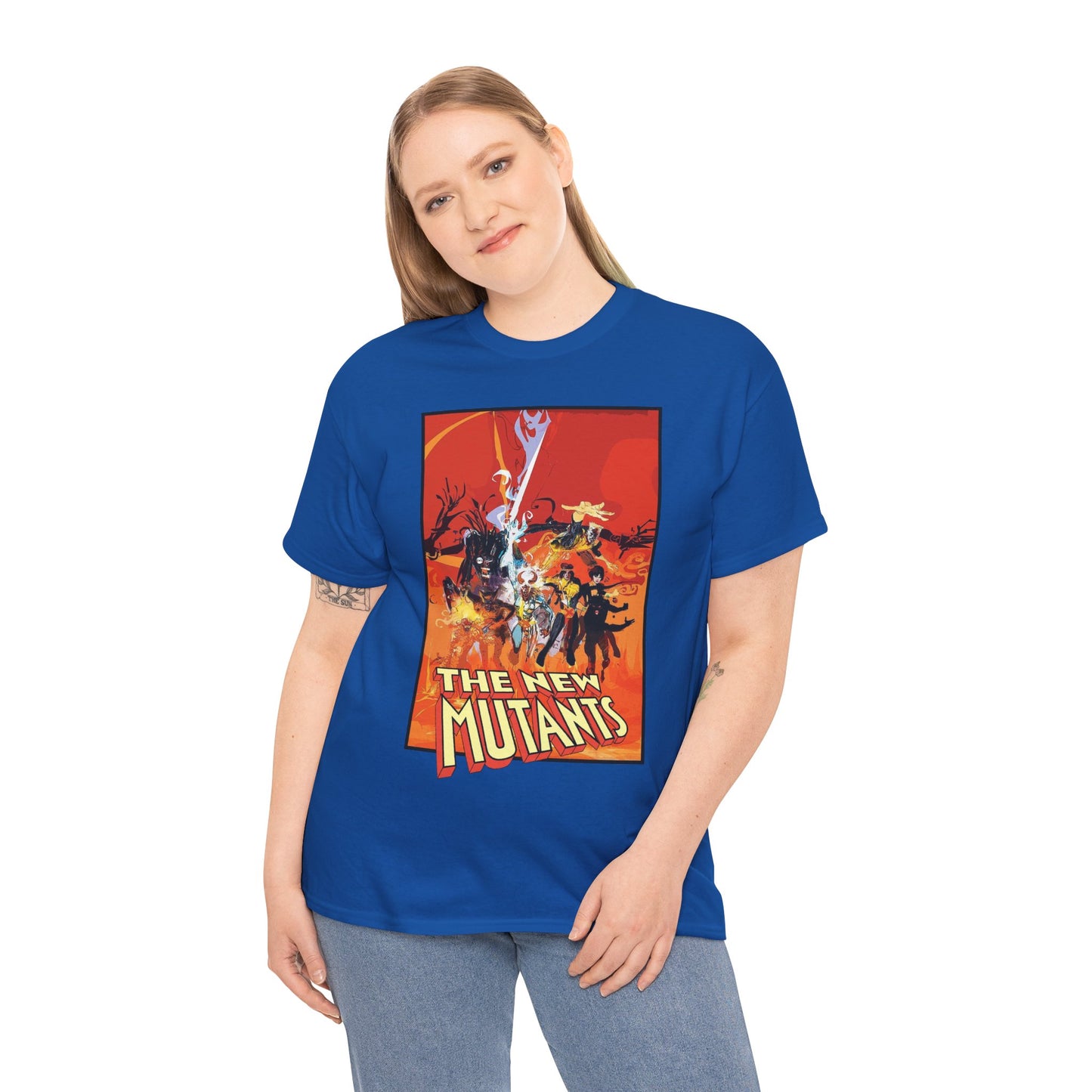 New Mutants T-Shirt - Bill Sienkiewicz Art - Marvel Comics - Magik, Warlock, Cannonball, Wolsbane, Sunspot