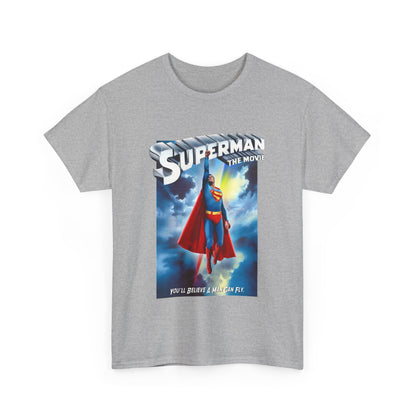 Superman The Movie T-Shirt - DC Comics - Man of Steel - Christopher Reeve 1978