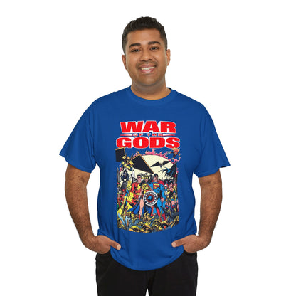 War of the Gods T-Shirt - George Perez Art - Wonder Woman Story - Superman, Captain Marvel, Hawkman, Firestorm, Dr Fate, Troia, Lobo, Batman - DC Comics