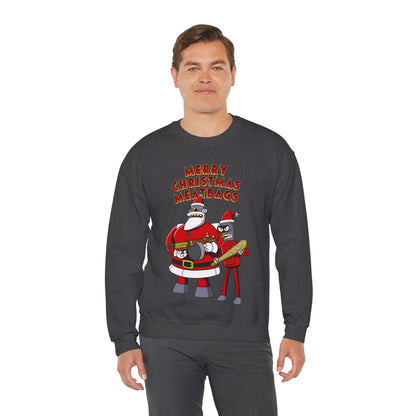 Robot Santa Claus & Bender Futurama Christmas Heavy Blend Crewneck Sweatshirt
