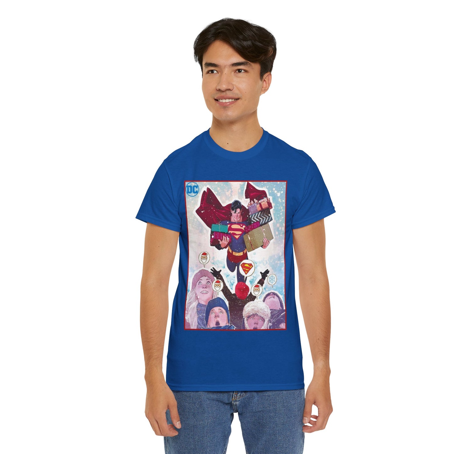 Superman Santa T-Shirt - Mitch Gerads Art - DC Comics