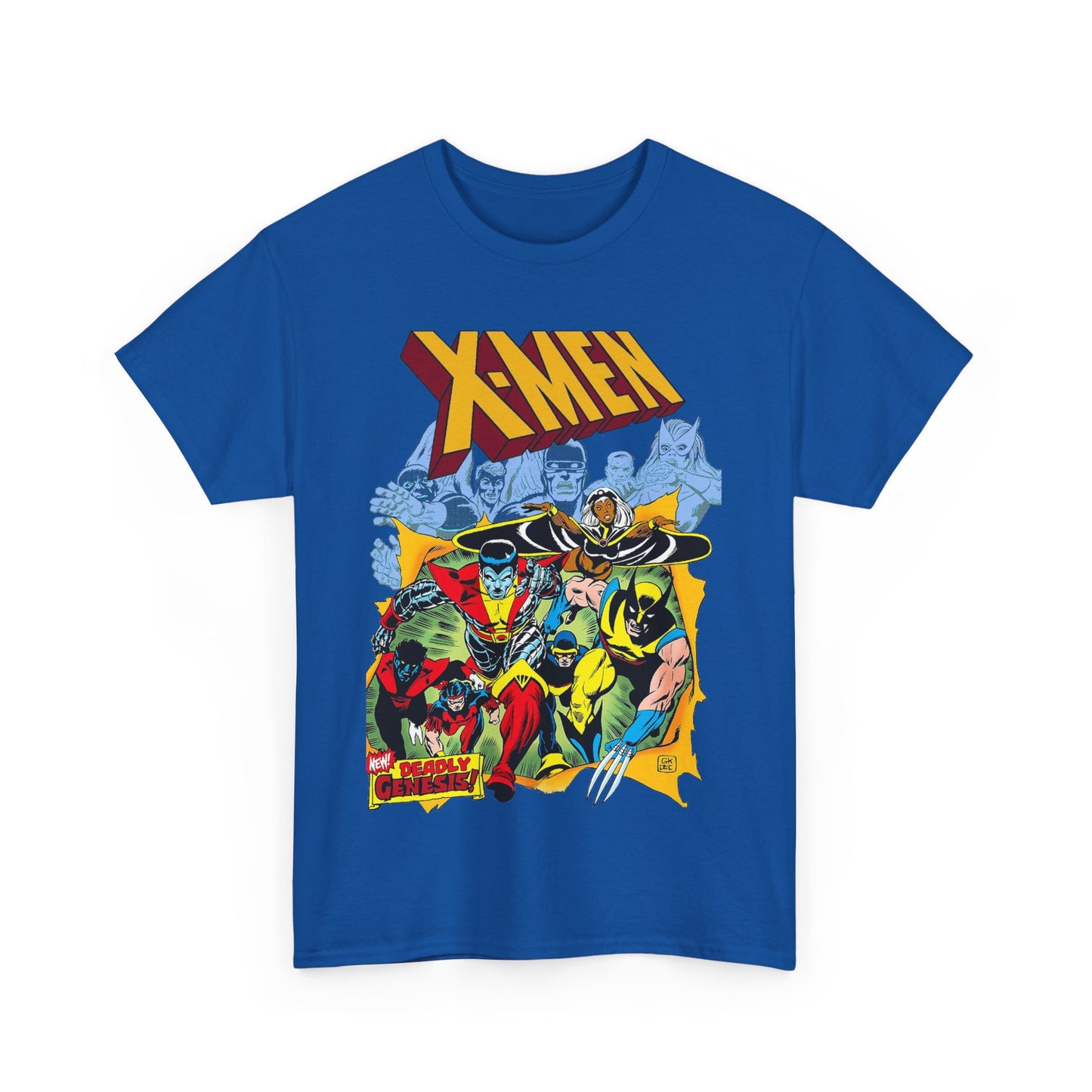 Giant-Sized X-Men T-Shirt - Dave Cockrum Art - Wolverine, Storm, Colossus, Cyclops, Nightcrawler, Thunderbird - New Chris Claremont Era - Marvel Comics