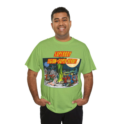 Superboy & Legion of Super-Heroes T-Shirt - Jim Starlin Art - DC Comics